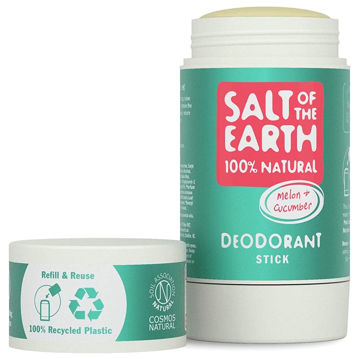 Salt Of The Earth - Natural Deodorant Sticks - Melon & Cucumber, 84g