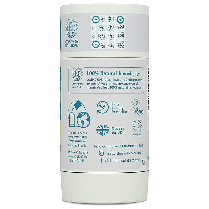 Salt Of The Earth - Natural Deodorant Sticks - Unscented, 84g - back