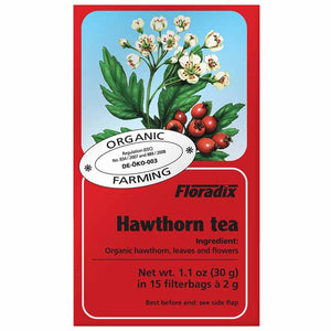 Salus Haus - Floradix Organic Hawthorn Tea, 15 Bags