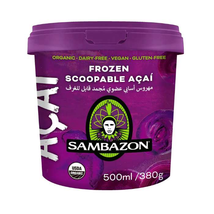 Sambazon - Organic Acai Sorbet, 500 ml - Front