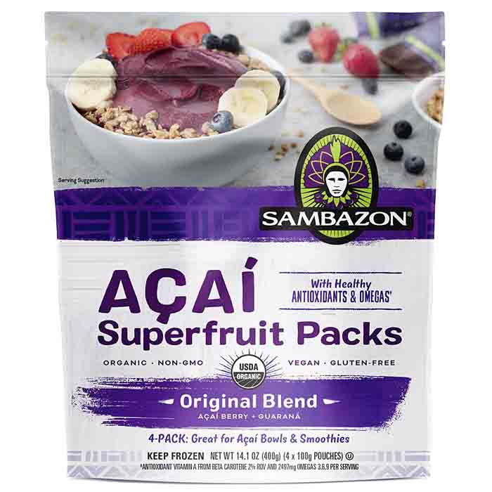 Sambazon - Organic Acai Superfruit Pack - Original, 100g