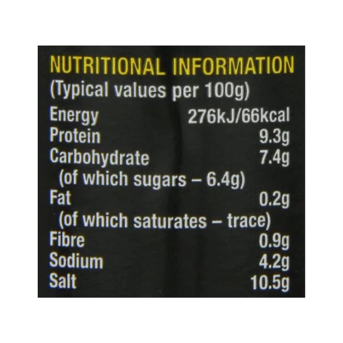 Sanchi - Tamari Sauce, Reduced Salt 150 ml - Nutritional Information
