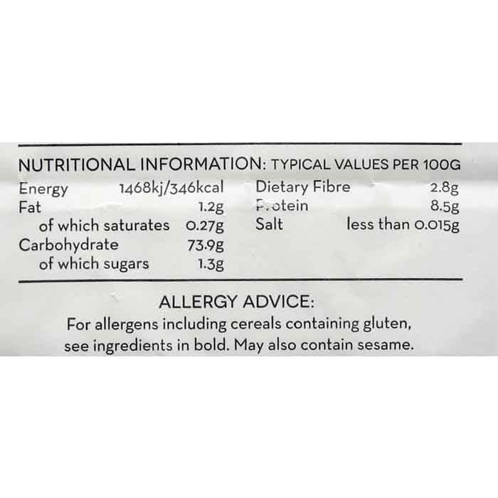 Shipton - Soft Cake & Pastry White Organic Flour, 1kg  Pack of 6 - Back