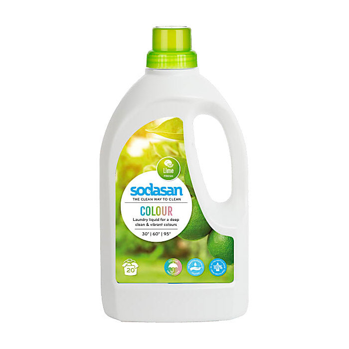 Sodasan - Colour Laundry Liquid - Lime Scented, 1.5L