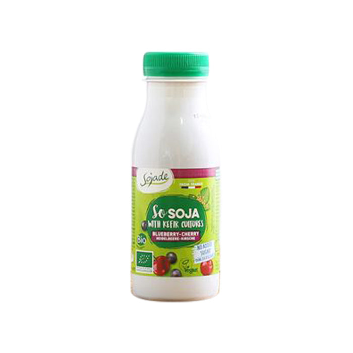 Sojade - Organic Soya Kefir - Blueberry & Cherry, 250ml
