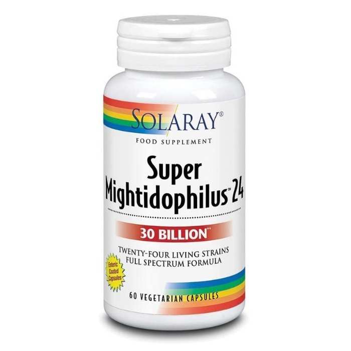 Solaray - Super Mightidophilus 24, 60 Capsules - PlantX UK