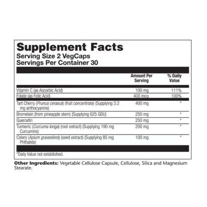 Solaray - Total Cleanse Uric Acid, 60 capsules - Back