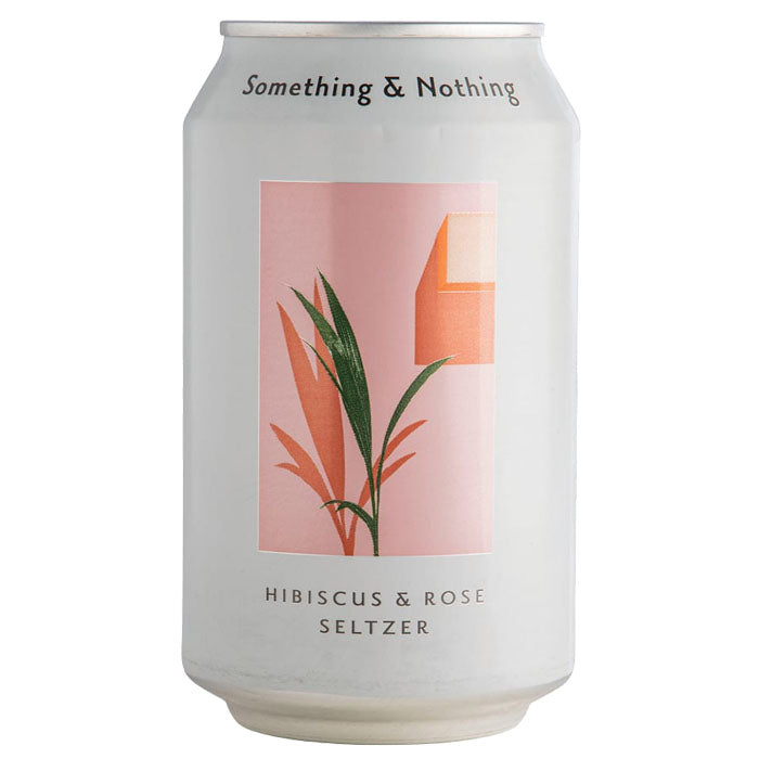 Something And Nothing - Seltzer Drinks Hibiscus & Rose, 330ml