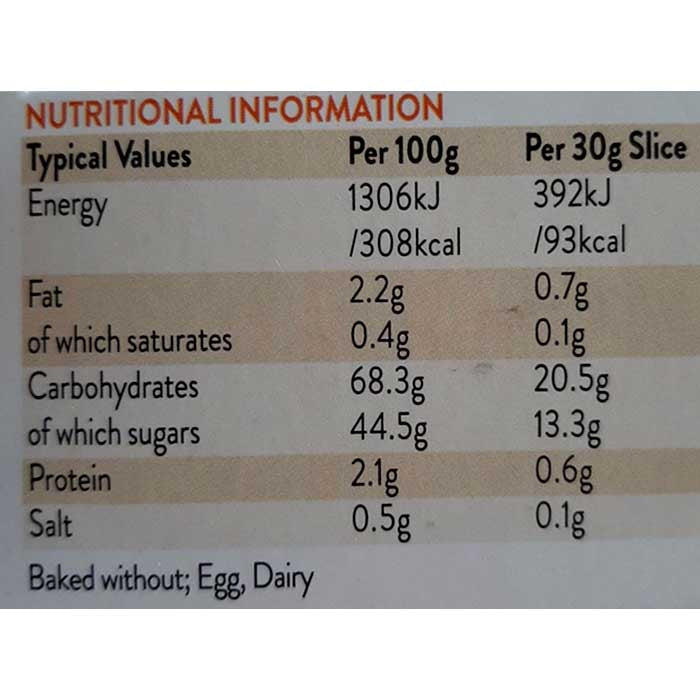 Specialite Locale - Loaf Cakes Stem Ginger, 465g - back