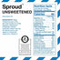 Sproud - Pea Protein Milk Unsweetened, 1L - back