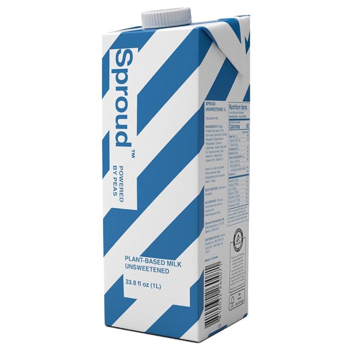 Sproud - Pea Protein Milk Unsweetened, 1L