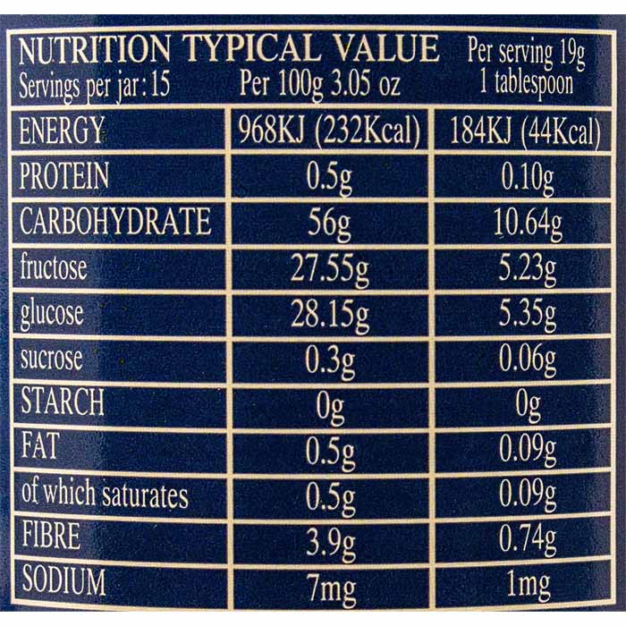 St Dalfour - Raspberry Spread, 284g - back