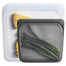 Stasher - Silicone Reusable Pocket Bag (Set Of 2) - Clear & Ash, 118ml