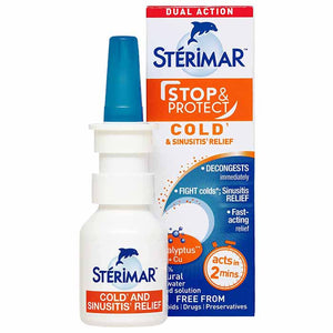 Sterimar - Stop & Protect Cold & Sinusitis Relief Nasal Spray, 20ml