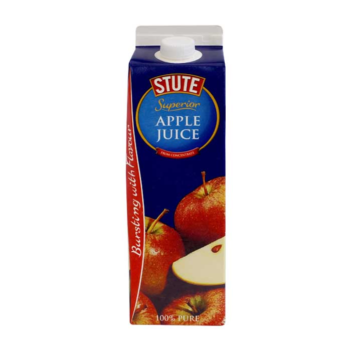 Stute - Superior 100% Pure Apple Juice, 1L  Pack of 12