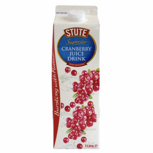Stute - Superior Cranberry Juice Drink, 1L | Pack of 12