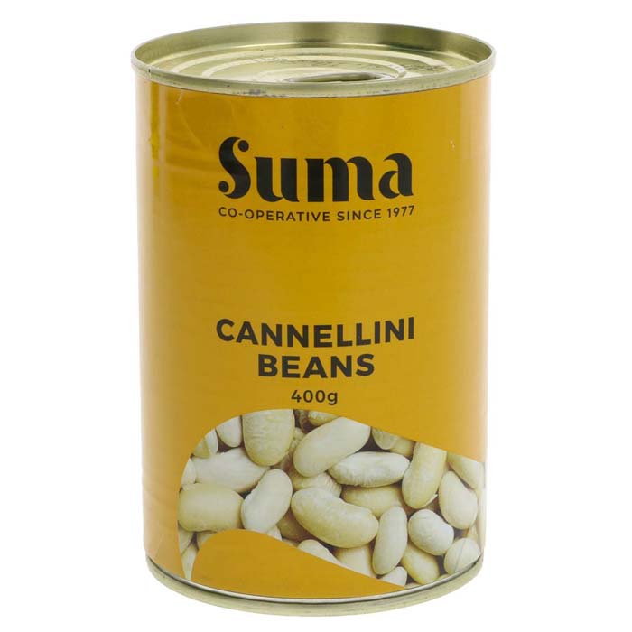 Suma - Beans No Salt Or Sugar - Cannellini, 400g