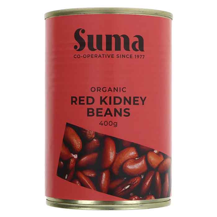 Suma - Beans No Salt Or Sugar - Red Kidney, 400g