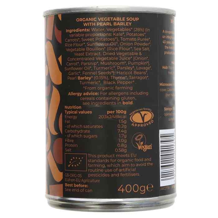 Suma - Organic Soup - Rustic Vegetable, 400g - back