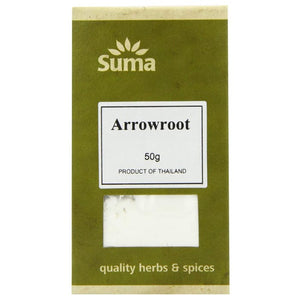 Suma Wholefoods - Arrowroot - Ground, 50g | Multiple Options