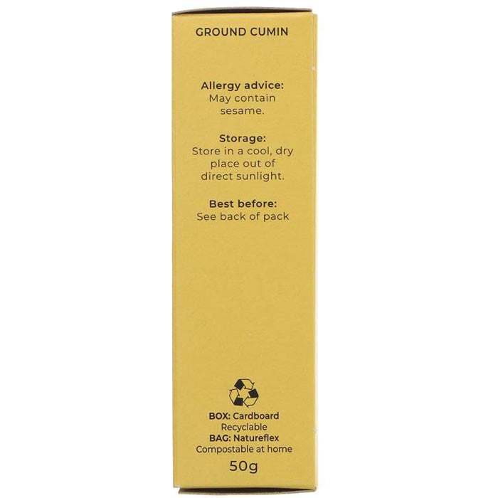 Suma Wholefoods - Ground Cumin, 50g - back