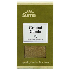 Suma Wholefoods - Ground Cumin, 50g | Multiple Options