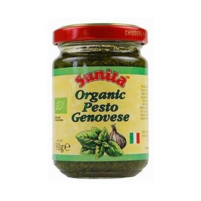 Sunita - Organic Pesto Genovese, 130g - PlantX UK