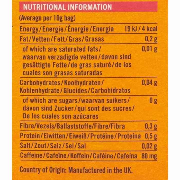 Superfoodies - Organic Mushroom Focus Coffee, 10 bags - back