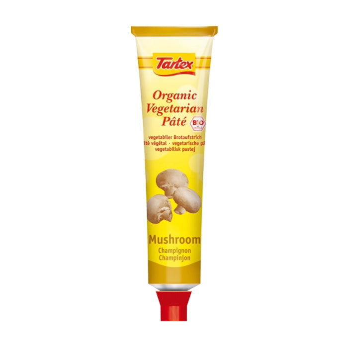 Tartex Organic Pate Tubes - Mushroom, 200g