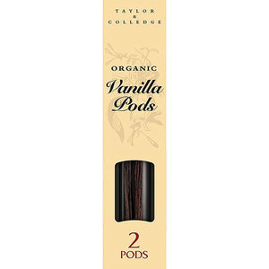 Taylor & Colledge - Organic Vanilla Bean Pods (2pods), 4g