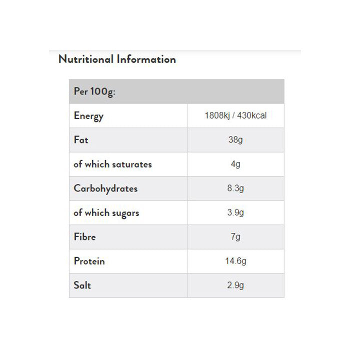 The Beginnings - Gluten-Free Almond Crackers with Almond & Flax Seeds, 80g - back