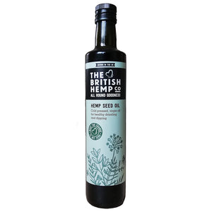 The British Hemp Company - Cold-Pressed Hemp Seed Oil, 500ml