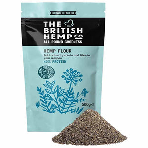 The British Hemp Company - Hemp Flour (40% Protein), 500g