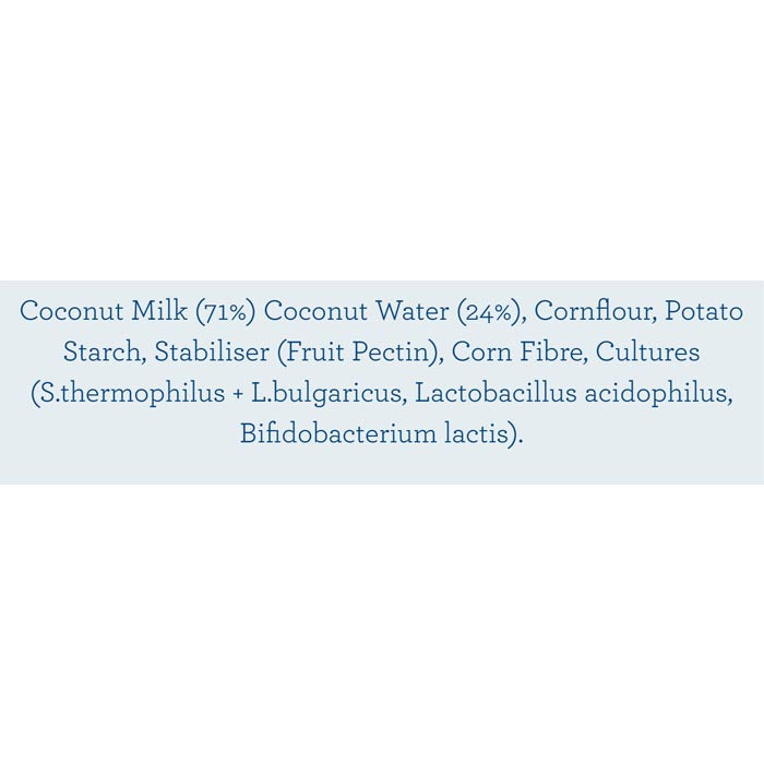 The Coconut Collaborative - Coconut Yoghurt - Natural, 350g - back