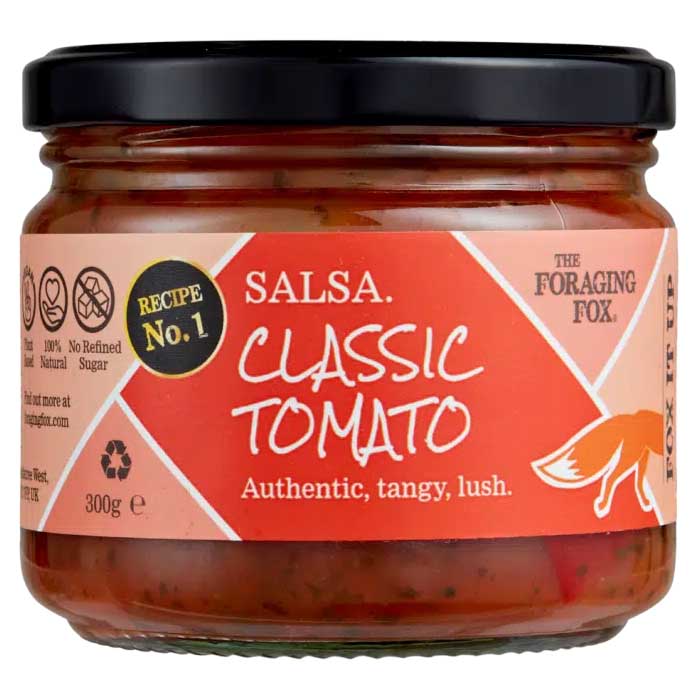 The Foraging Fox - Salsa, 300g | Multiple Flavours – PlantX UK