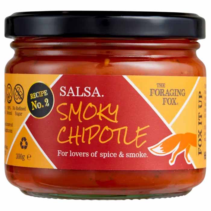The Foraging Fox - Salsa - Smoky Chipotle, 300g