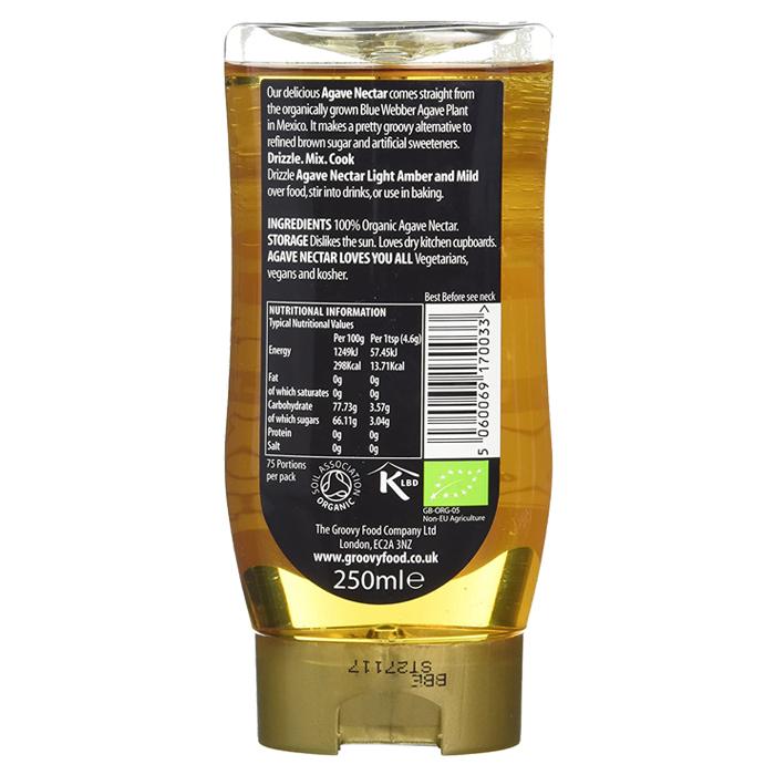 The Groovy Food Company - Organic Agave Nectar (Mild), 250ml_Ingredients