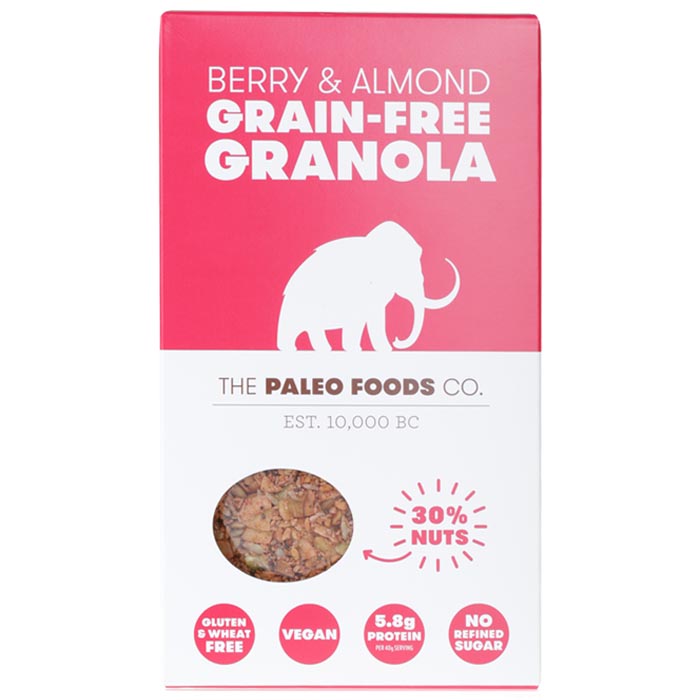 The Paleo Foods Co. - Grain Free Granola Berry & Almond, 285g