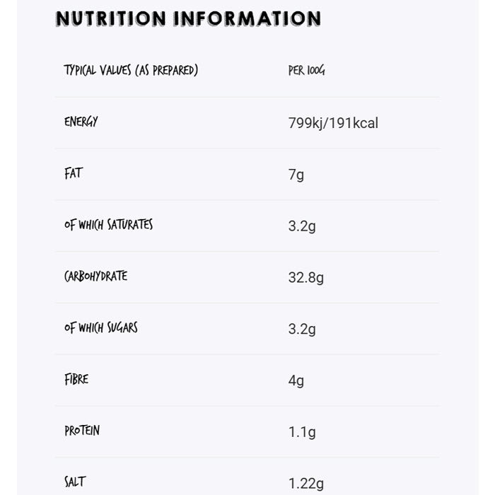 The White Rabbit Pizza Co - The Rainbow Vegan, 380g - back