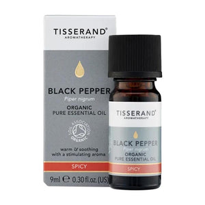 Tisserand - Black Pepper Organic Pure Essential Oil, 9ml