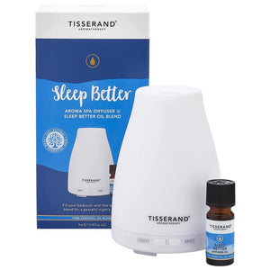 Tisserand - Sleep Better Aroma Spa Diffuser & Oil, 1 Set