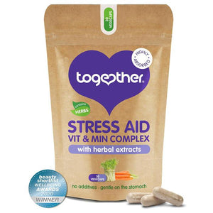 Together - WholeVit Stress Aid Complex Food Supplement, 30 Capsules