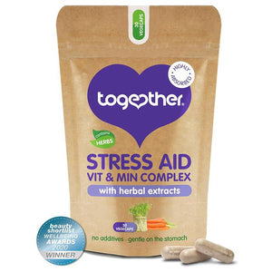 Together Health - WholeVit Stress Aid Complex Food Supplement, 30 Capsules