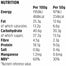 Trek - Protein Flapjacks 50g , Cocoa Coconut (16 Bars) - Back