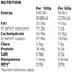 Trek - Protein Flapjacks 50g , Cocoa Oat (16 Bars) - Back