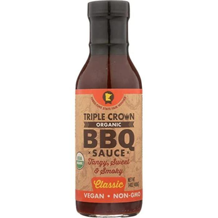 Triple Crown - Organic BBQ Sauce Classic, 275g - front