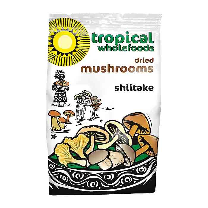 Tropical - Wholefoods Dried Shiitake Mushrooms, 50g