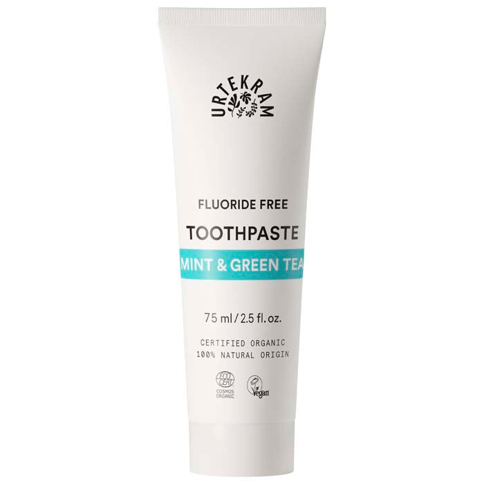 Urtekram - Organic Toothpaste - Mint & Green Tea, 75ml