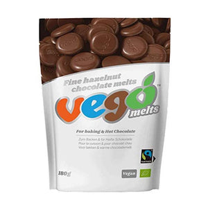 Vego - Organic Fine Hazelnut Chocolate Melts, 180g