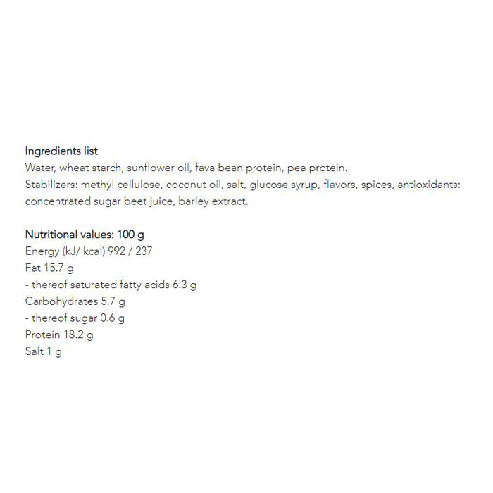 Verdino - Plant-Based Burgers, 220g - back